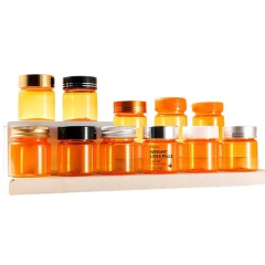 PET 30ml orange capsule bottle food grade health care product empty bottle small medicine bottle sealed sub-bottle plastic bottle