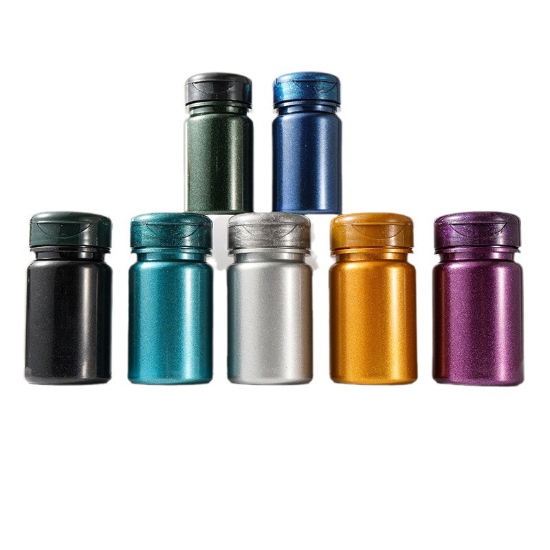 pet 60ml pearlescent large ring bottle flip cap plastic bottle health care product bottle capsule bottle calcium tablet bottle packaging medicine bottle