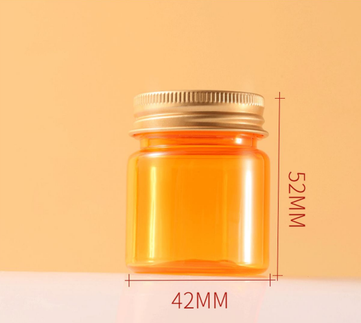 PET 30ml orange capsule bottle food grade health care product empty bottle small medicine bottle sealed sub-bottle plastic bottle