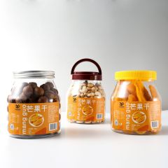 PET plastic food bottle red dates food can 920ml cashew cereal wolfberry wide mouth food sealed can