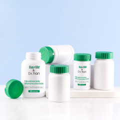 175ml white PET bottle 200ml health care product bottle 140CC plastic bottle press cap soft capsule packaging bottle
