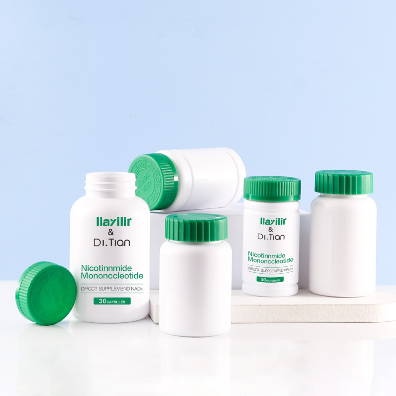 175ml white PET bottle 200ml health care product bottle 140CC plastic bottle press cap soft capsule packaging bottle