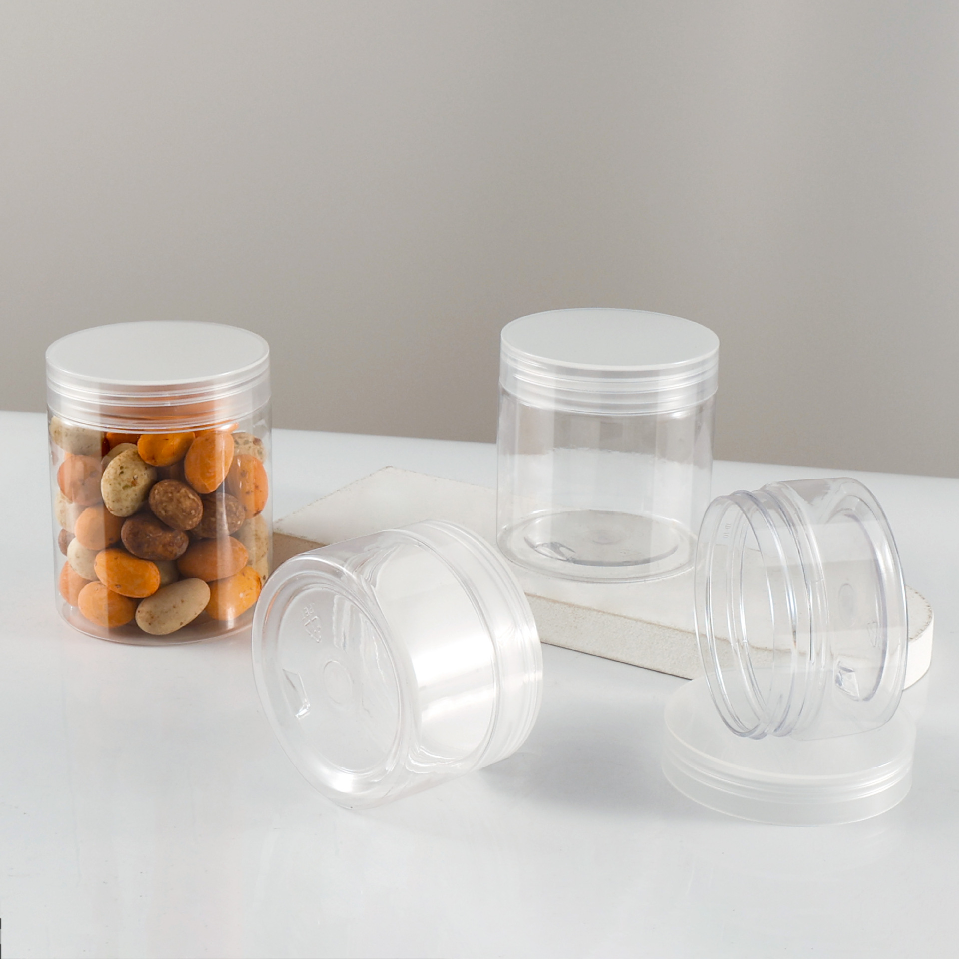 68 teeth transparent cream bottle 100g cosmetics sub-bottle 250g eye cream jar 30g face cream jar