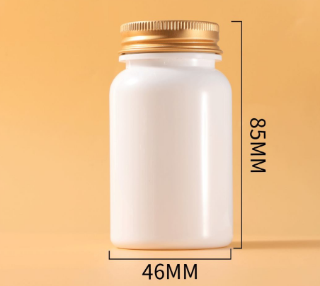 100mlpet large ring bottle aluminum cap health care products plastic bottle capsule bottle packaging bottle sealed portable