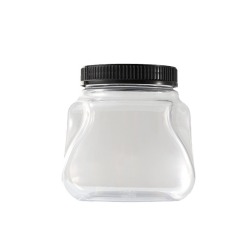 PET transparent storage tank 1000ml dried fruit cereal storage tank coffee bean tank sample bottle