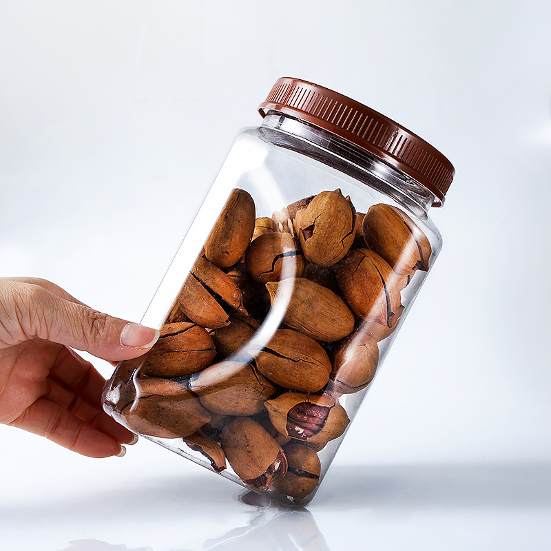 PET plastic jar dried fruit red dates food grade 88 caliber cashew cereal wolfberry wide mouth food storage jar