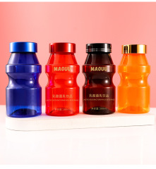 High-grade 160ml health care product PET packaging plastic bottle Lactic acid bacteria empty bottle beverage sub-packaging sample bottle thickened