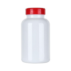 300ML maca vitamin tablet health care product bottle white light-proof bottle flip-top capsule pill bottle