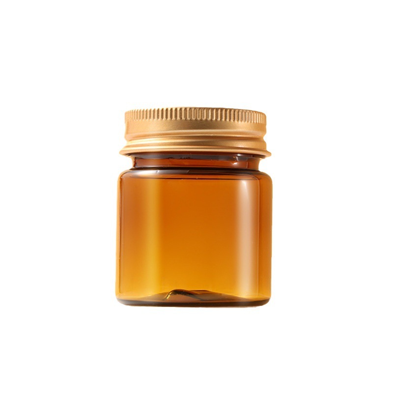 PET plastic bottle 30ml brown bottle food grade packaging general empty bottle small medicine bottle sealed sub-bottle