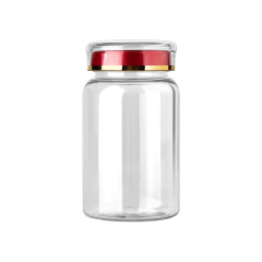 175ML crown cap PET plastic large capacity health care product bottle Cordyceps saffron capsule packaging large bottle jar