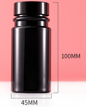 120ml capsule bottle 120ml bamboo bottle thick powder tablet packaging bottle