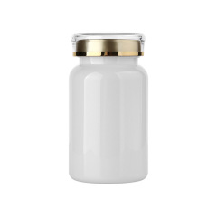 175ML crown cap PET plastic large capacity health care product bottle Cordyceps saffron capsule packaging large bottle jar