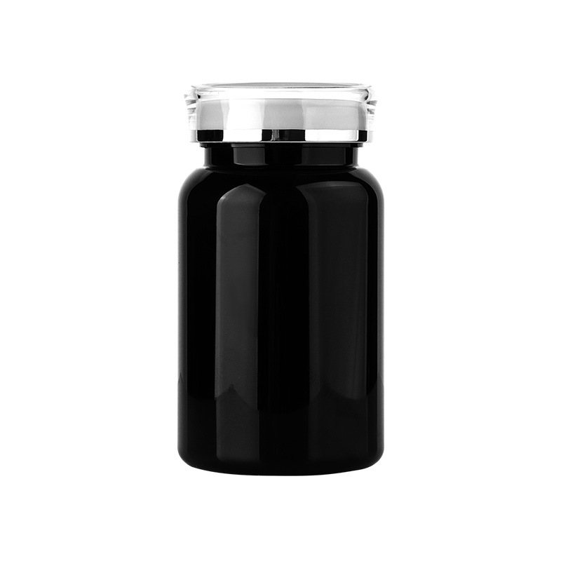 175ML crown cap PET plastic large capacity health care product bottle Cordyceps saffron capsule packaging large bottle jar
