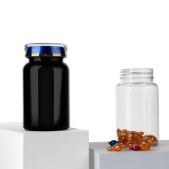 175ML crown cap PET plastic large capacity health care product bottle Cordyceps saffron capsule packaging large bottle jar