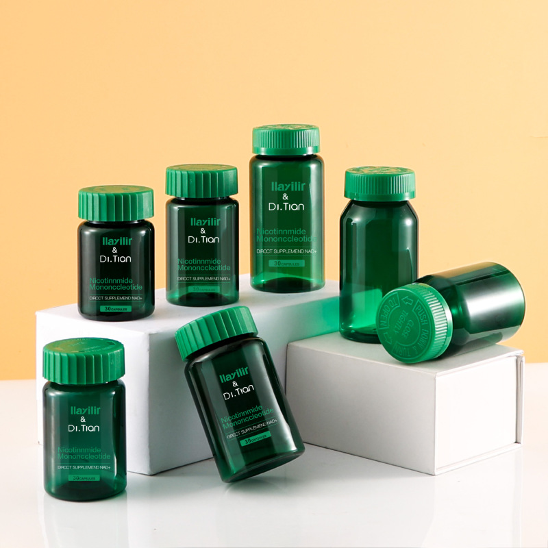 pet80ml green bottle 150ml medicine bottle tablet stripe press cap 120ml plastic bottle gear press cap