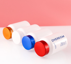 140ml white health product bottle 140ccpet capsule bottle plastic packaging tablet bottle
