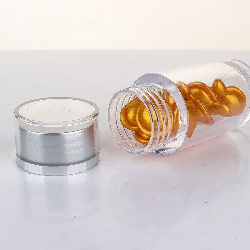 15ml high-grade acrylic bottle plastic bottle capsule saffron small bottle transparent small bottle medicine bottle sub-bottle set