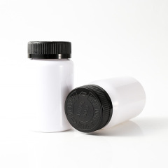 PET 80cc white light-proof plastic bottle 120ml capsule bottle tablet bottle black screw cap bottle thickened