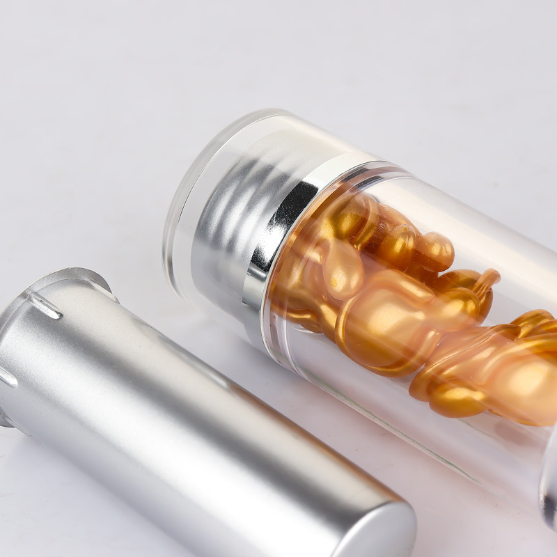 15ml high-grade acrylic bottle plastic bottle capsule saffron small bottle transparent small bottle medicine bottle sub-bottle set