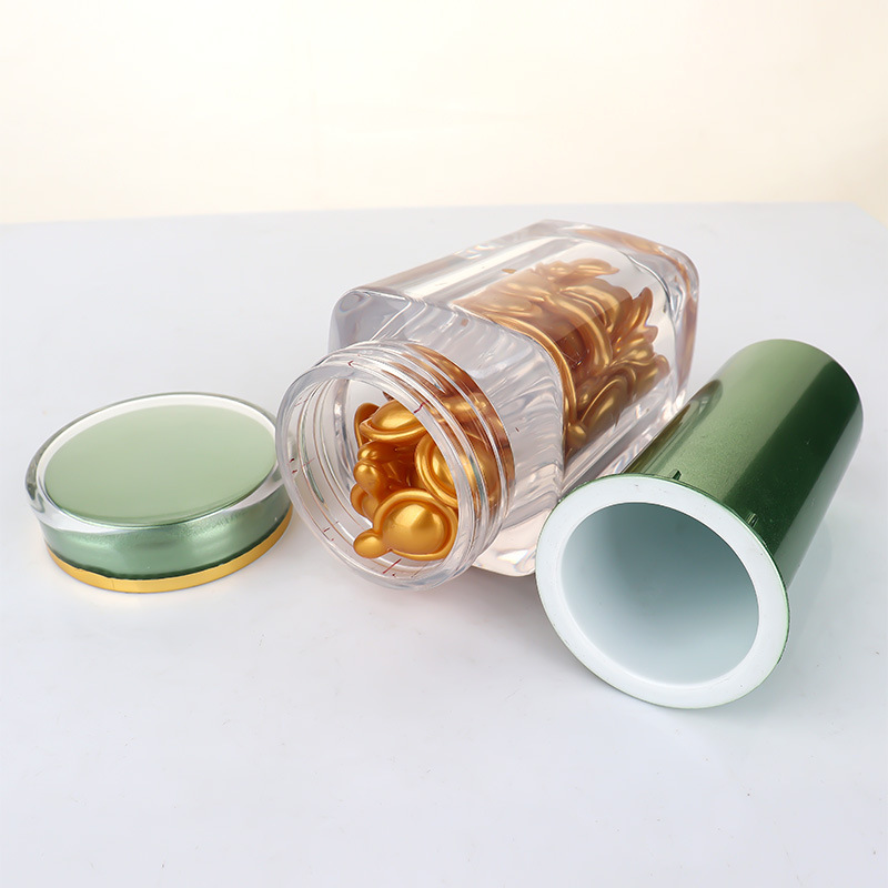 55ml high-end health care product seven-color bottle medicine bottle maca packaging bottle capsule bottle transparent bottle