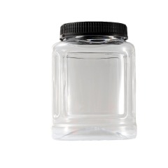 850ml transparent jar food grade PET plastic wide mouth bottle dried fruit melon seeds special shaped sub-bottle