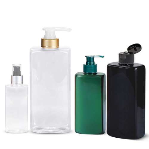 PET plastic rectangle bottles 120ML 250ML 480ML 700ML