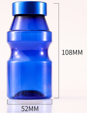 High-grade 160ml health care product PET packaging plastic bottle Lactic acid bacteria empty bottle beverage sub-packaging sample bottle thickened