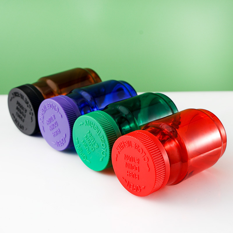 Big belly bottle 265cc capsule packaging bottle press screw cap PET health care product bottle white empty bottle