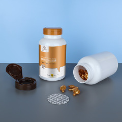 300ML maca vitamin tablet health care product bottle white light-proof bottle flip-top capsule pill bottle