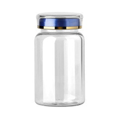 175ML crown cap PET plastic large capacity health care product bottle Cordyceps saffron capsule packaging large bottle jar