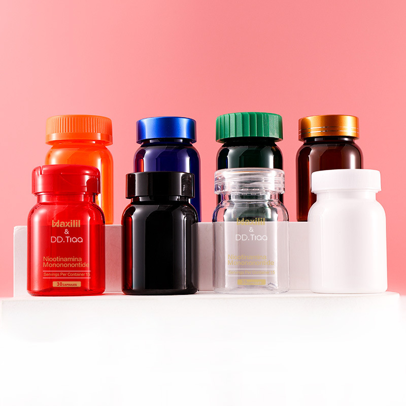 70ml capsule bottle PET powder bottle tablet bottle health care product packaging bottle