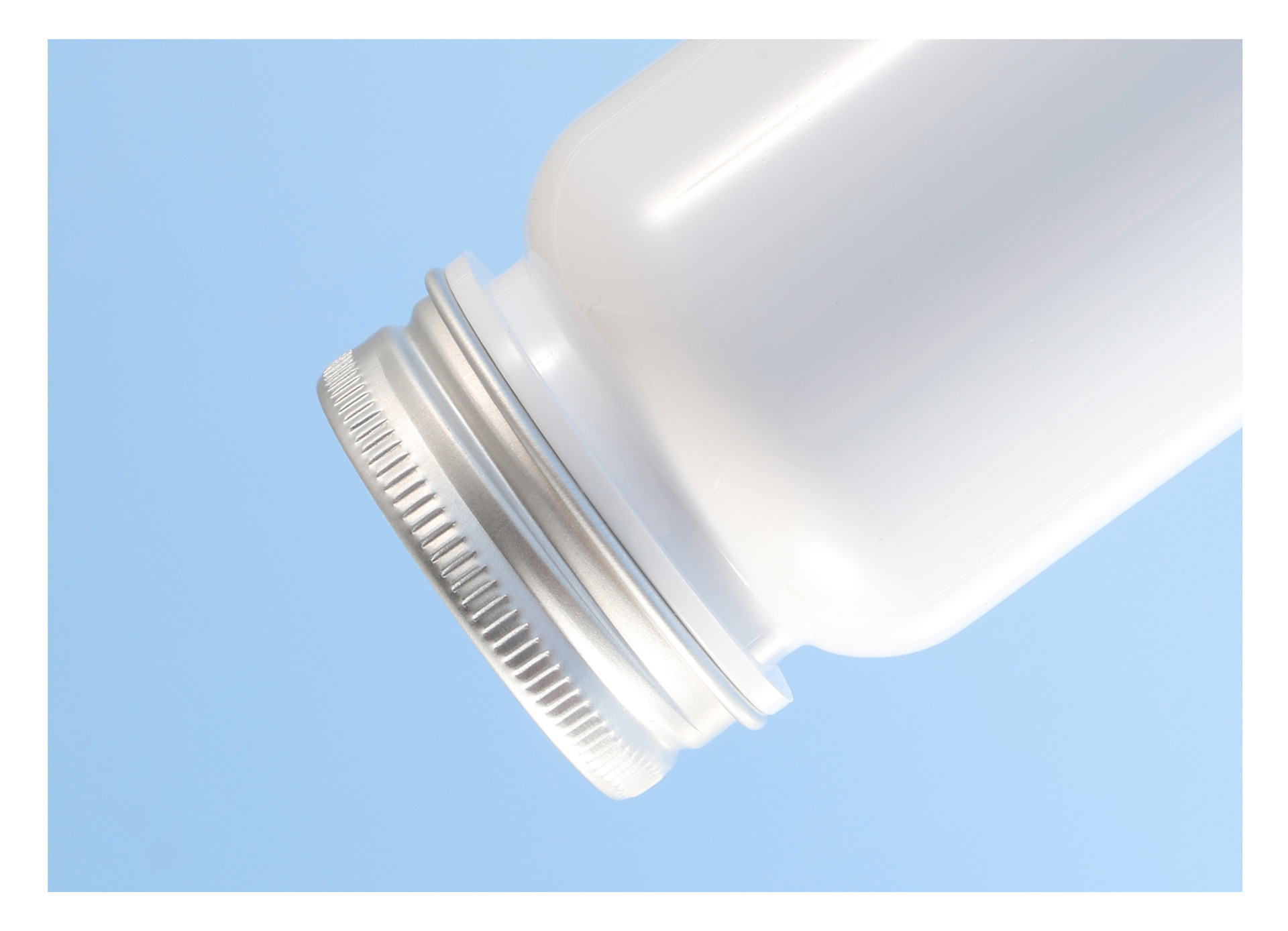 Food grade PET 80ml large ring bottle health care product bottle capsule bottle sub-bottle aluminum cap bottle tablet bottle