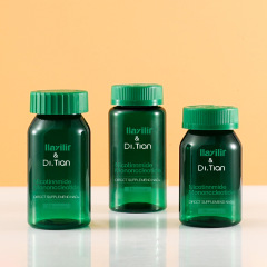 pet80ml green bottle 150ml medicine bottle tablet stripe press cap 120ml plastic bottle gear press cap