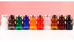 High-grade 160ml health care product PET packaging plastic bottle Lactic acid bacteria empty bottle beverage sub-packaging sample bottle thickened