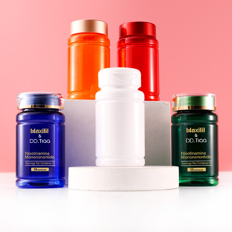 100ml PET health care product bottle capsule packaging bottle 100ml empty medicine bottle plastic bottle