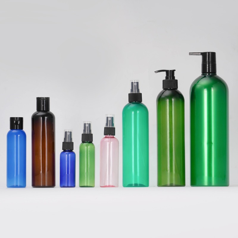 PET plastic cosmo bottles 60ML 100ML 120ML 200ML 250ML 500ML