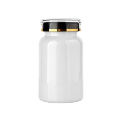 175ML crown cap PET plastic large capacity health care product bottle Cordyceps saffron capsule packaging large bottle jar
