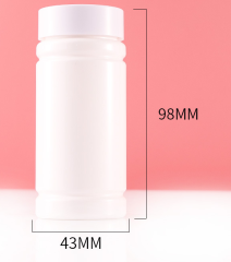 100ml bamboo bottle PET capsule bottle 100ML health care product bottle thickened