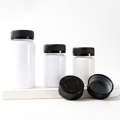PET 80cc white light-proof plastic bottle 120ml capsule bottle tablet bottle black screw cap bottle thickened