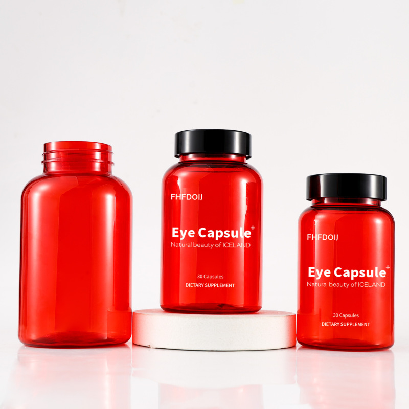 300ml bright red food grade bottle PET plastic sub-bottle 175ml powder sub-bottle 250ml thickened