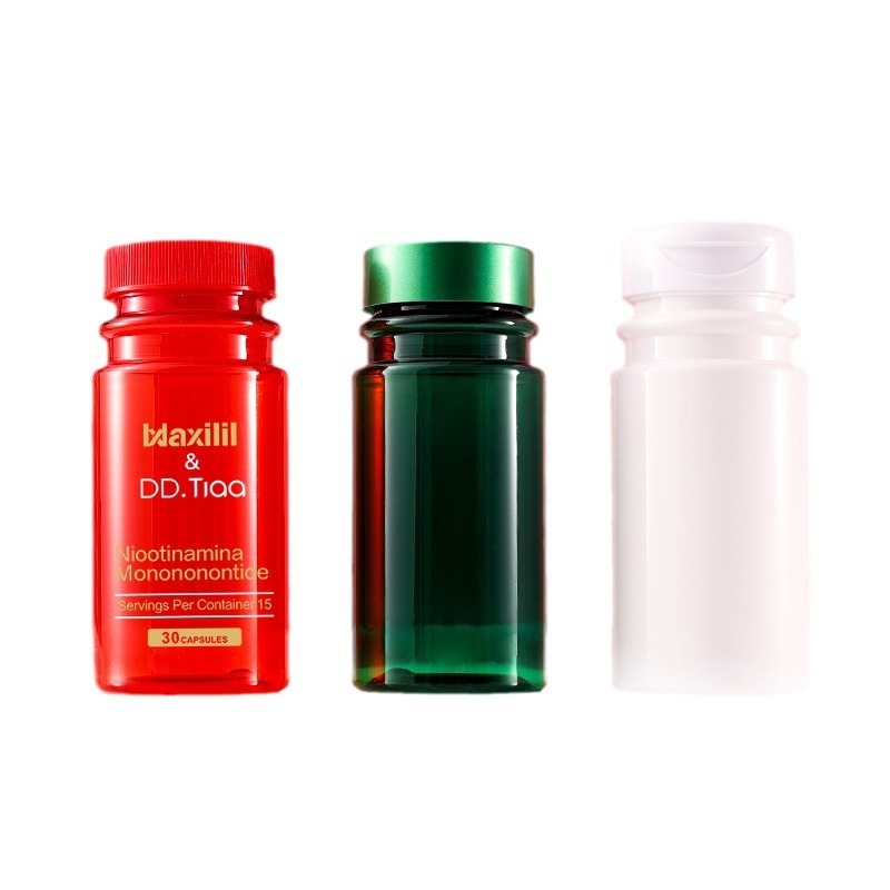 120ml capsule bottle 120ml bamboo bottle thick powder tablet packaging bottle