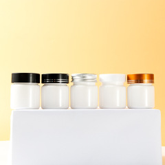 30ml white bottle food grade packaging capsule empty bottle small medicine bottle sealed sub-bottle PET plastic bottle