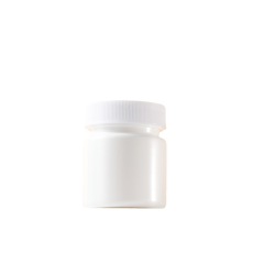 30ml white bottle food grade packaging capsule empty bottle small medicine bottle sealed sub-bottle PET plastic bottle