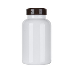 300ML maca vitamin tablet health care product bottle white light-proof bottle flip-top capsule pill bottle