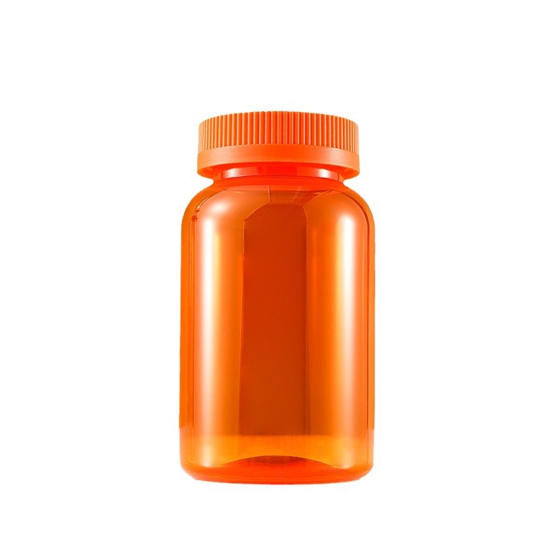 High-grade PET health product bottle 400cc Panax notoginseng powder capsule medicine packaging bottle 400ml capsule bottle with cover thickened