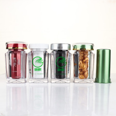 55ml high-end health care product seven-color bottle medicine bottle maca packaging bottle capsule bottle transparent bottle