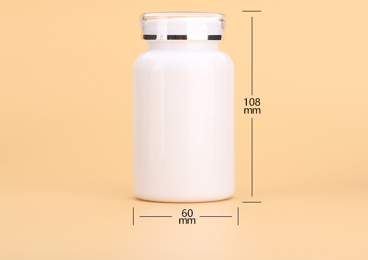 225ml high-grade plastic bottle small empty bottle medical white medicine bottle capsule tablet packaging bottle