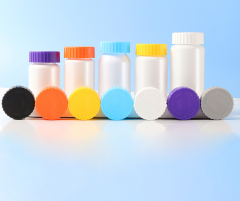 80-150ml white capsule bottle, screw cap, food grade medicine bottle, empty bottle, small bottle, plastic bottle for packaging