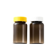 175-300ml black capsule bottle gear pressure screw cap food grade bottle health care product bottle