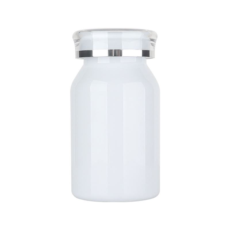 120ML oblique shoulder crown cap health care product bottle light-proof empty medicine bottle capsule cordyceps sub-packaging sample bottle large capacity